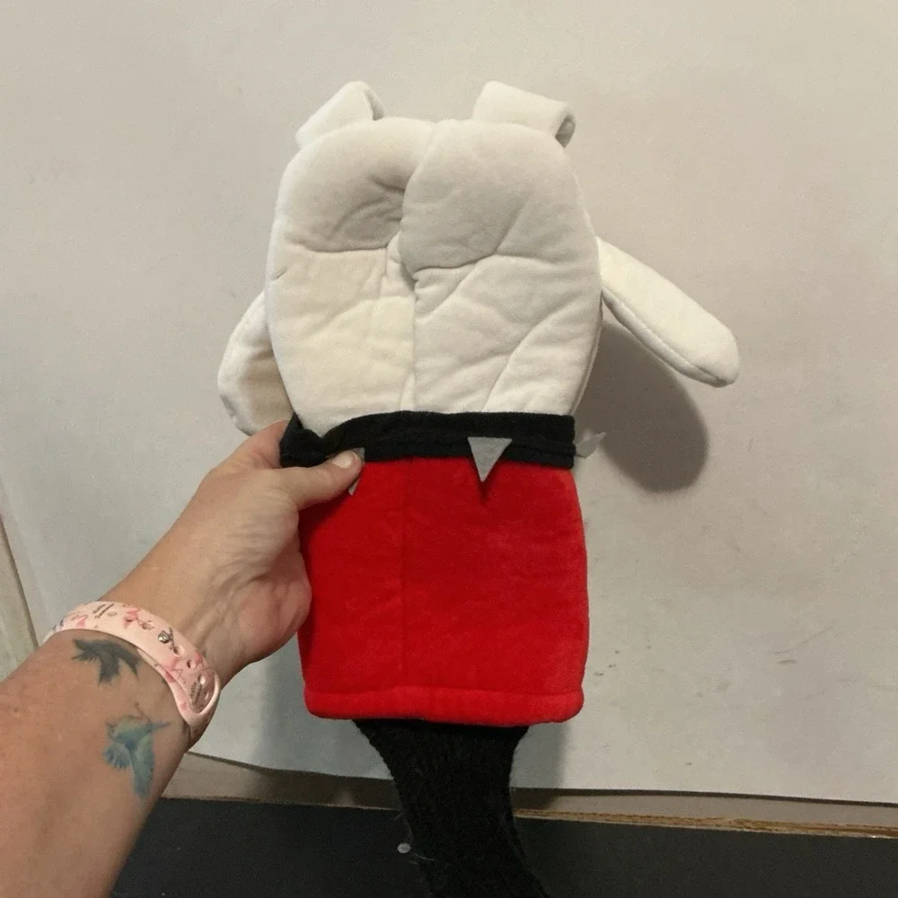 University of Georgia Bulldogs UGA Golf Head Cover Plush Mascot Red White Black